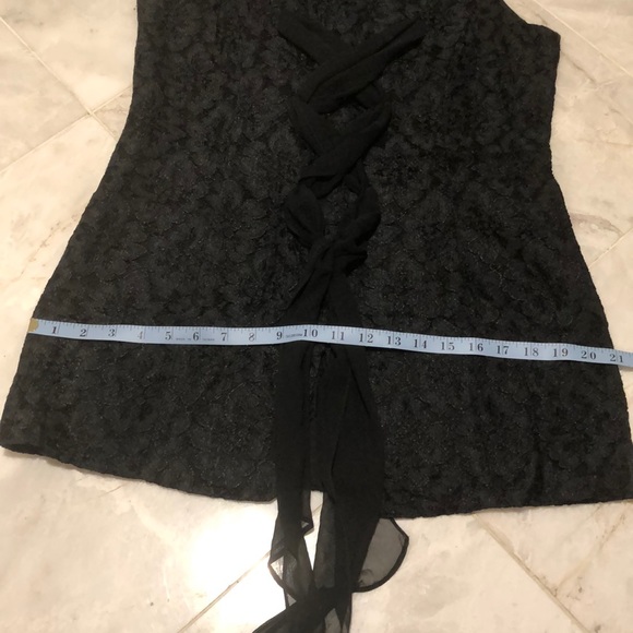 Blu’s black sleeveless tunic vest top - Picture 9 of 10
